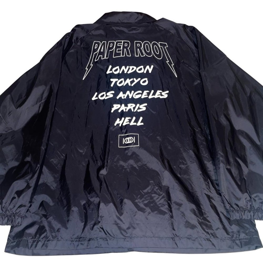 Y2K Paper Root World Tour Yeezus Style Nylon Jacket XL